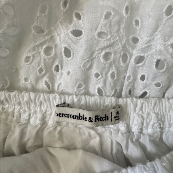 Abercrombie & Fitch White Eyelet Maxi Dress - Picture 3 of 3